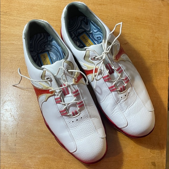 FootJoy Other - FootJoy White and Red Golf Shoes. Size 10.5